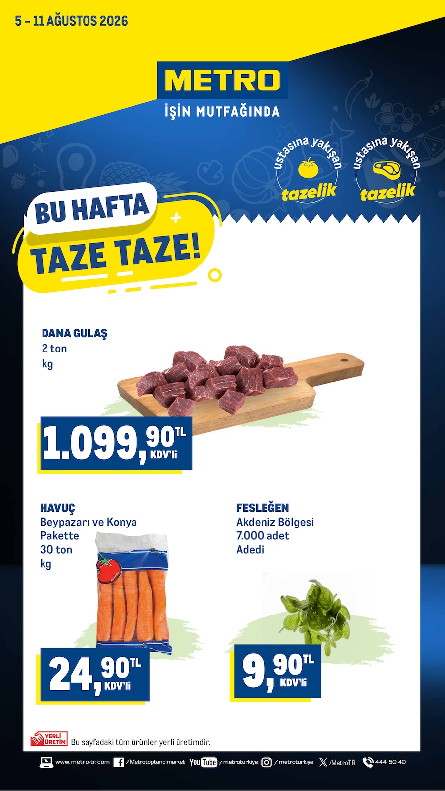 Metro 5 Ağustos 2026 Aktüel Katalog