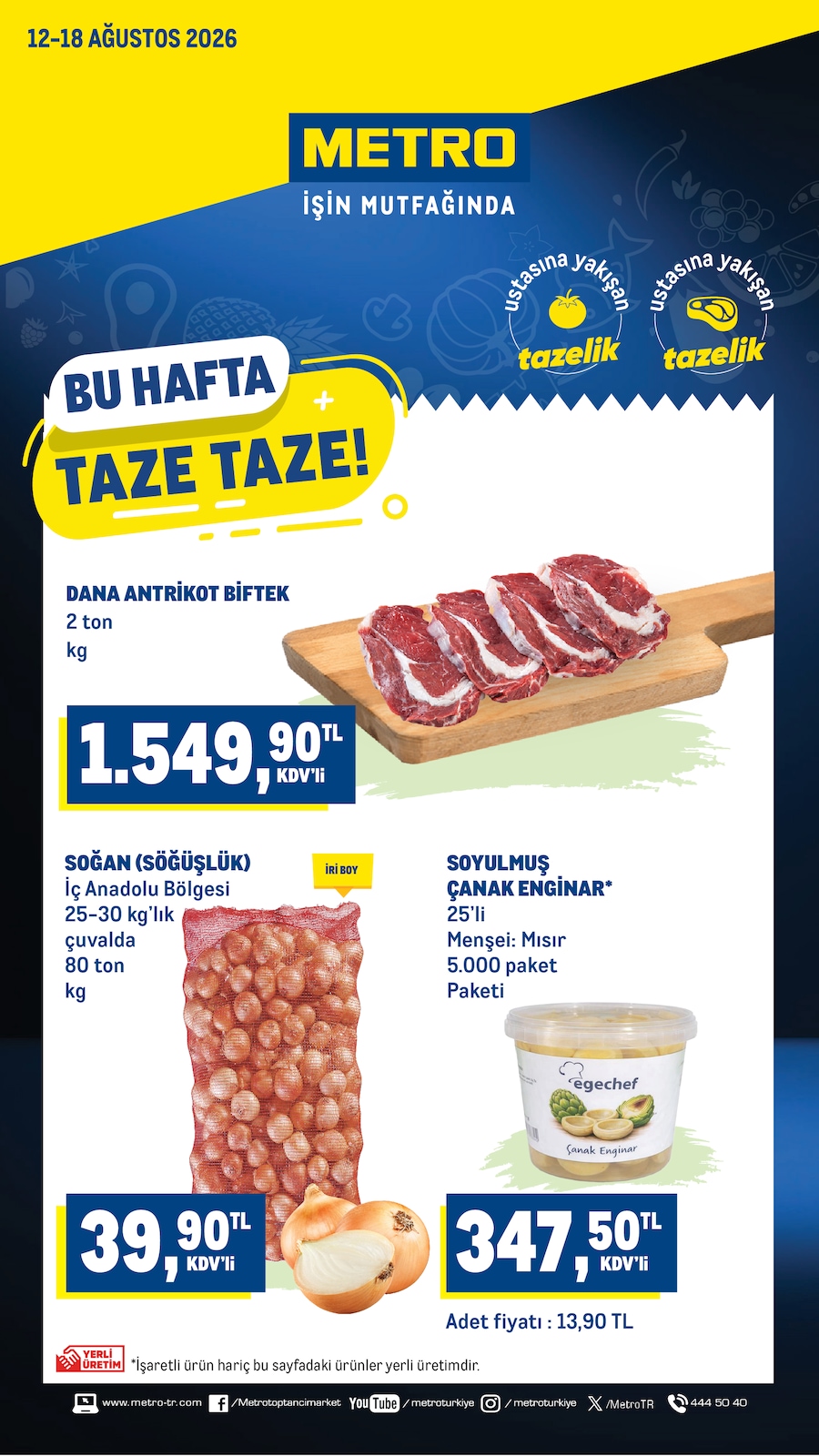 Metro 12 Ağustos 2026 Aktüel Katalog