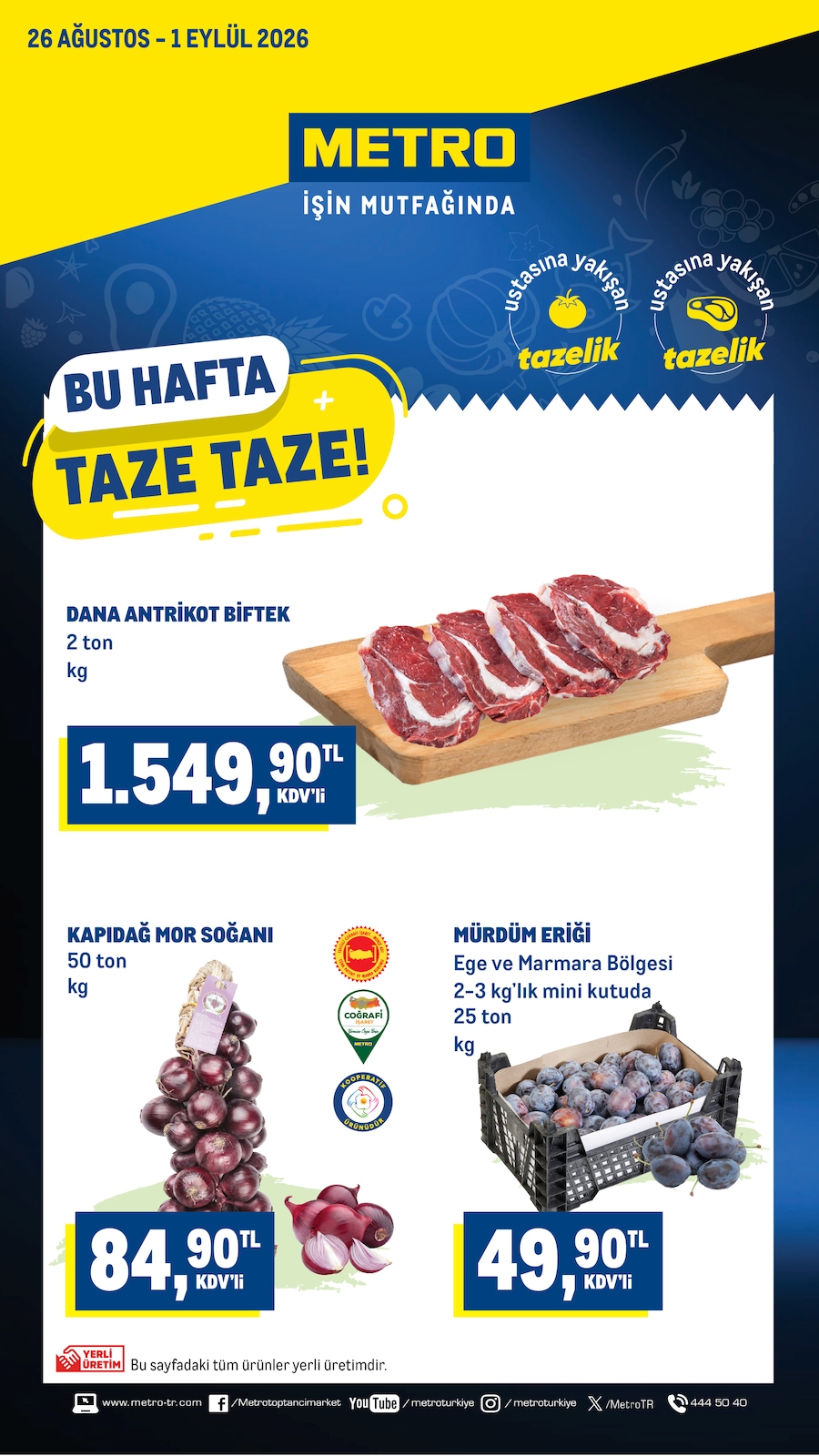 Metro 26 Ağustos 2026 Aktüel Katalog