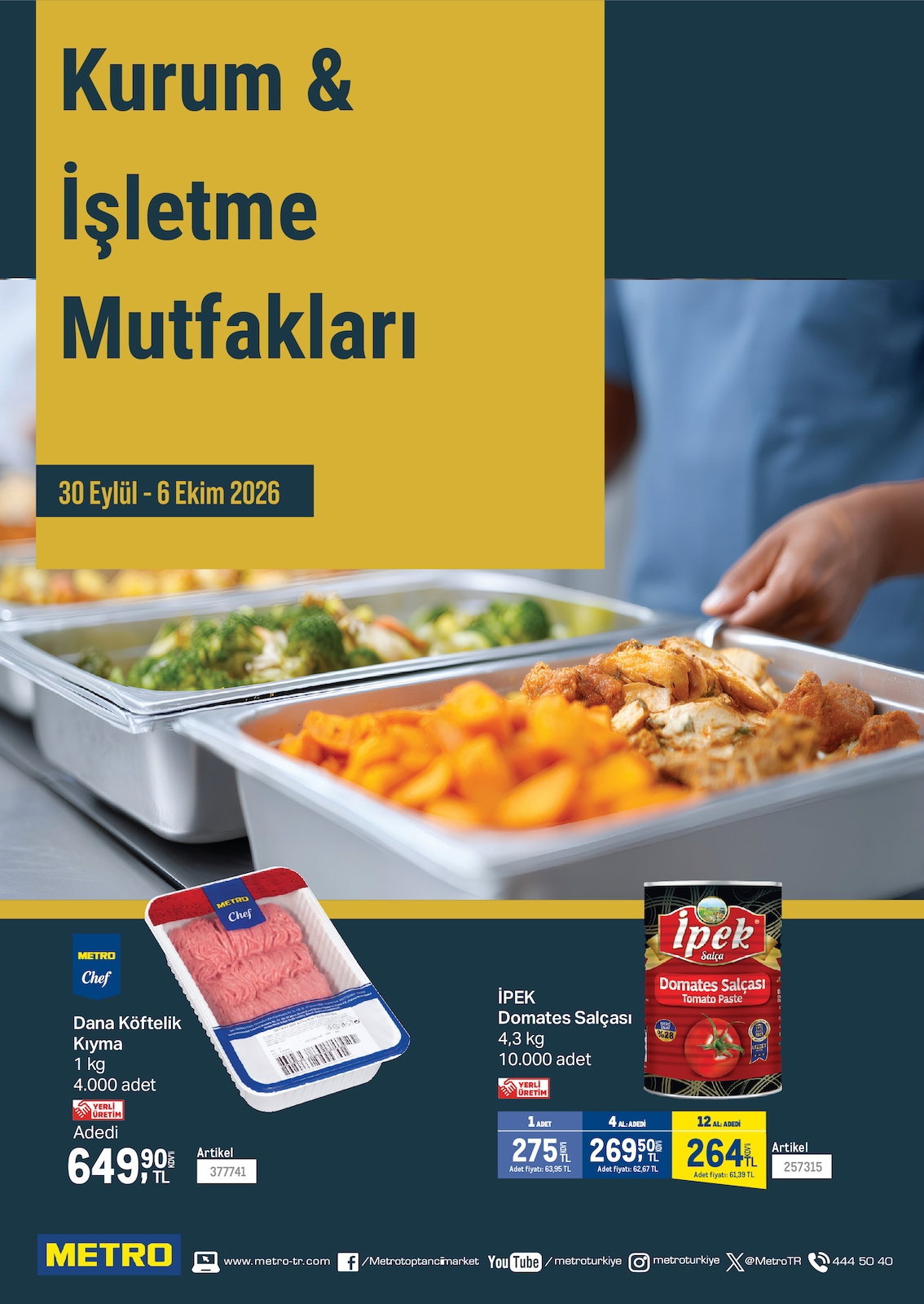 Metro 30 Eylül 2026 Aktüel Katalog