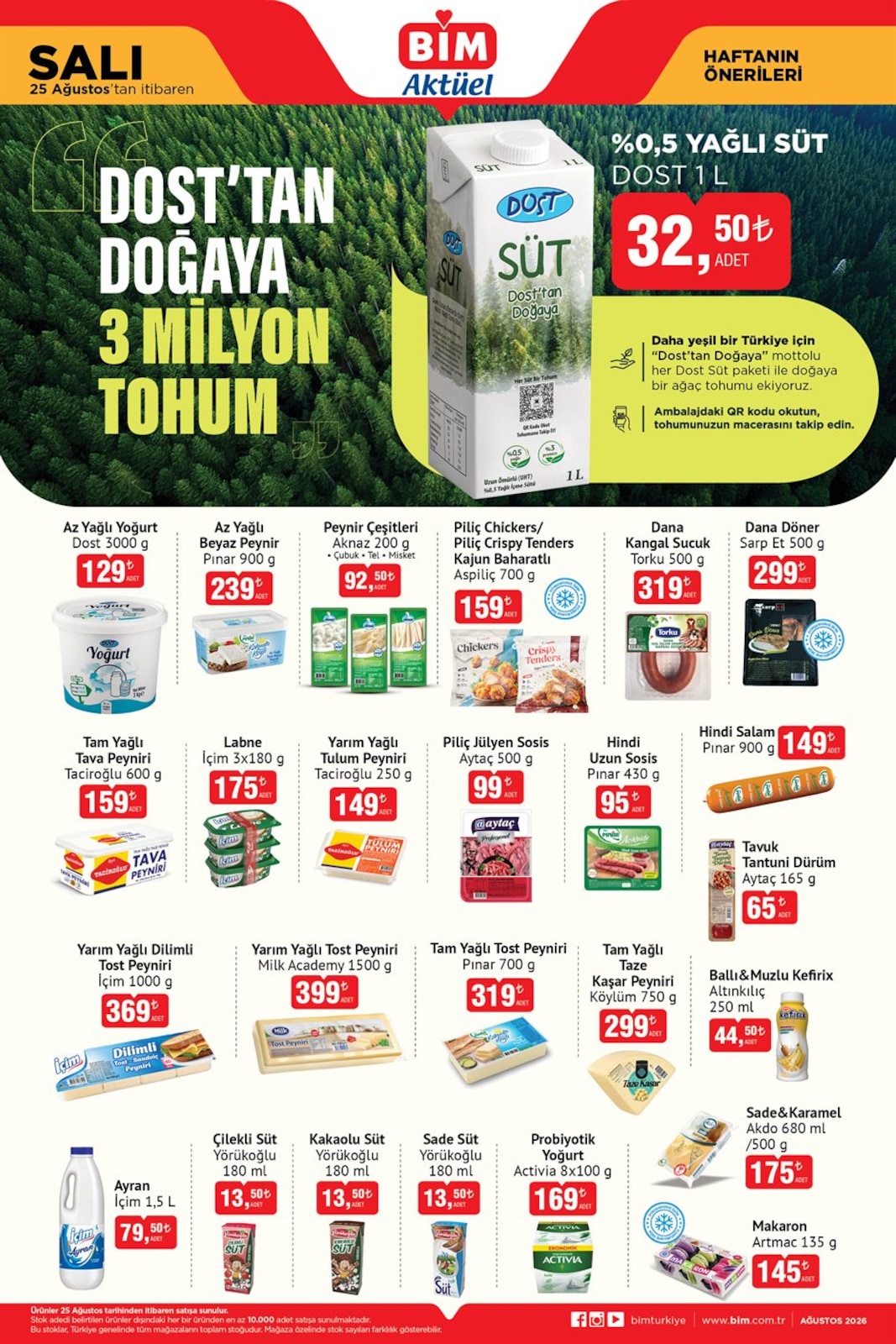 BİM 25 Ağustos 2026 İndirim Kataloğu