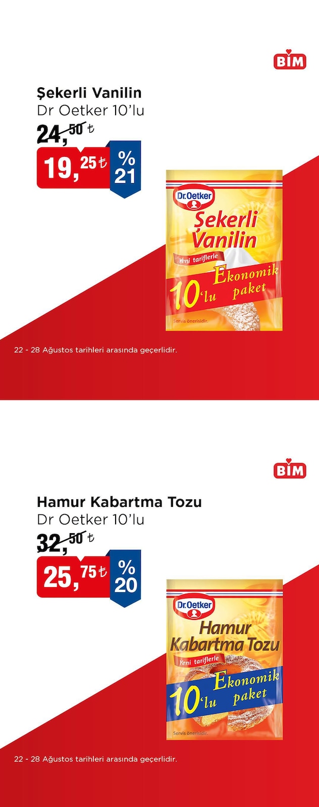BİM 22 Ağustos 2026 İndirim Kataloğu