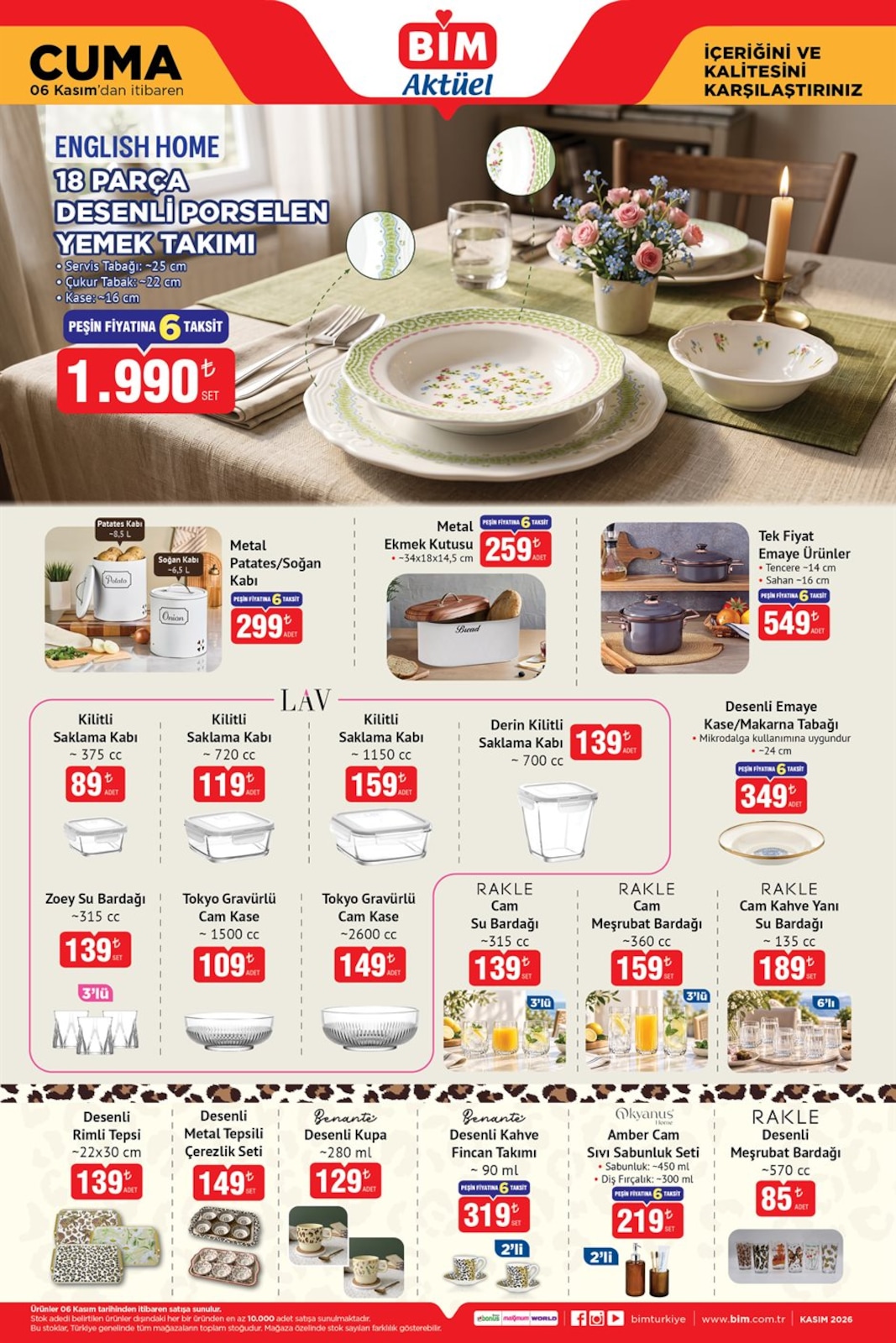 BİM kataloğu