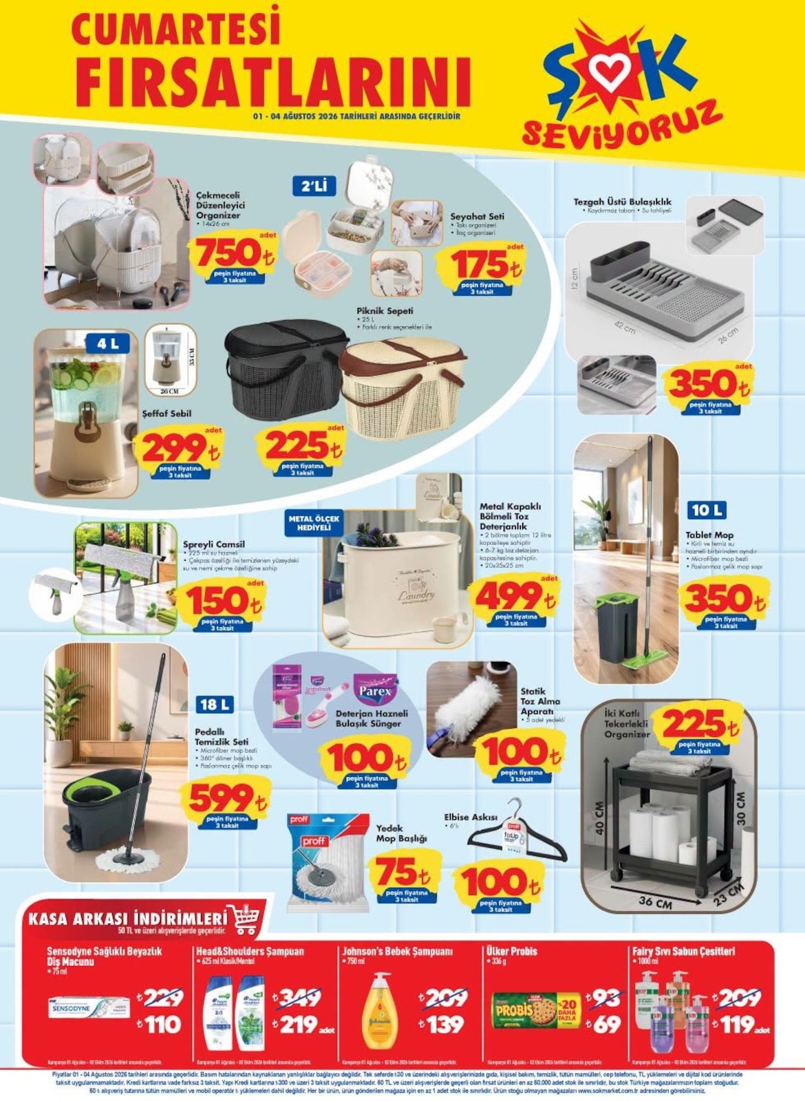 ŞOK 1 Ağustos 2026 Aktüel Katalog
