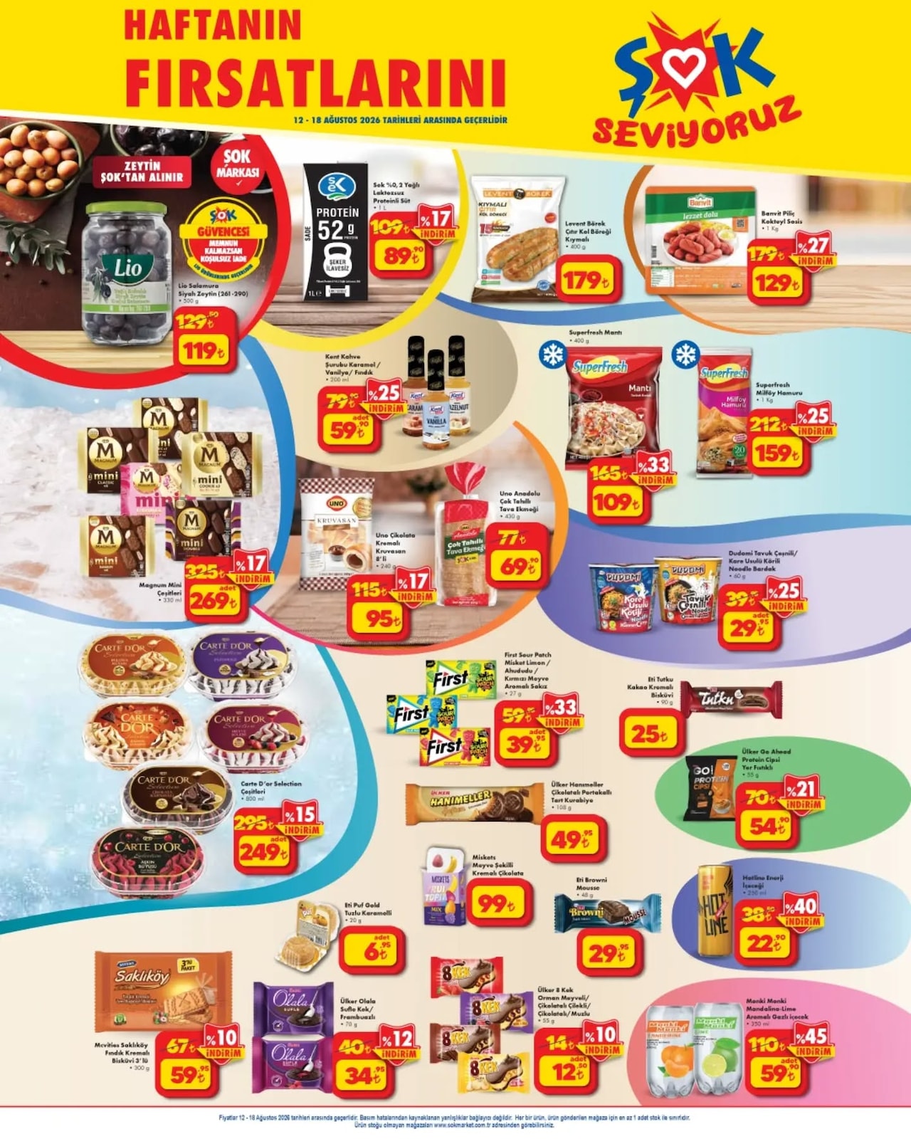 ŞOK 12 Ağustos 2026 Aktüel Katalog