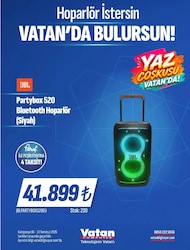 JBL Partybox 520 Bluetooth Hoparlör Siyah