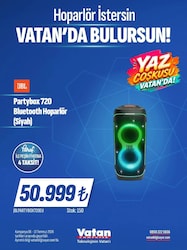 JBL PartyBox 720 Bluetooth Hoparlör Siyah