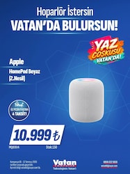 Apple MQJ83D/A HomePod Beyaz 2.Nesil