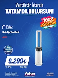 Fakir TVL 120 S Kule Tipi Vantilatör