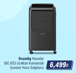 Grundig Havadar GIC 653 Uzaktan Kumandalı İyonizer Hava Soğutucu