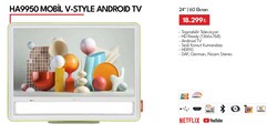 Vestel 24HA9950 Mobil V-Style Android Tv