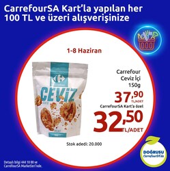 Carrefour Ceviz İçi 150 gr