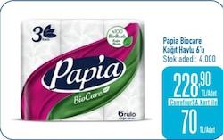 Papia BioCare 6'lı Kağıt Havlu