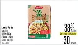 Lezita Aç Ye 120 gr Izgara Dilimli Fileto