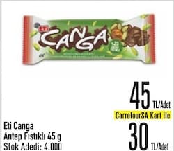 Eti Canga Antep Fıstıklı 45 gr