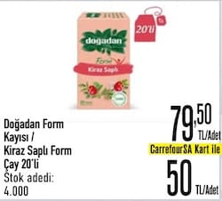Doğadan Form Kiraz Saplı Bitki Çayı 20'li