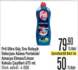 Pril Türkiye Serisi 653 ml / 675 gr Sıvı Bulaşık Deterjanı
