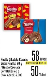 Nestle Corn Flakes Kare Çikolata 60 gr