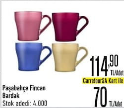 Paşabahçe Fincan Bardak 