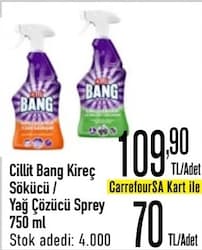 Cillit Bang 750 ml Kireç Sökücü Sprey Banyo Temizleyici