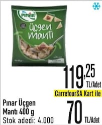 Pınar Üçgen Mantı 400 gr