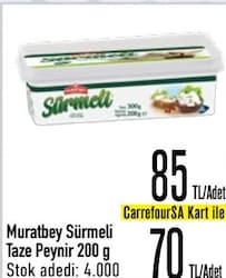 Muratbey Sürmeli Taze Peynir 200g