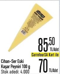 Cihan Ser 100 gr Eski Kaşar Peyniri