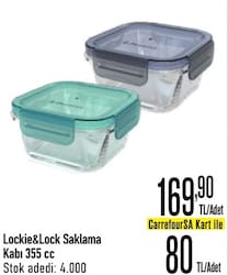 Paşabahçe Lockie & Lock Saklama Kabı 355 Cc Plt