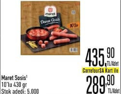 Maret Sosis 10'lu 432 gr