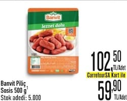 Banvit 500 gr Kokteyl Piliç Sosis