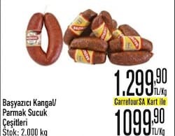 Başyazıcı Fermente Kangal Sucuk Kg