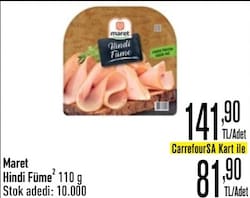 Maret 110 gr Hindi Füme
