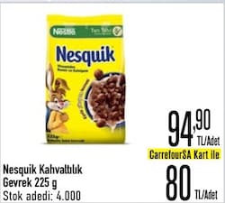 Nesquik Çikolatalı Mısır Gevreği 225 gr