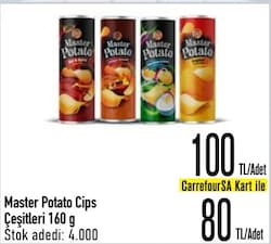 Master Potato Cips 160 gr