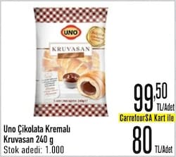 Uno Çikolata Kremalı Kruvasan 240 gr