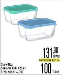 Snow Box Saklama Kabı 420 cc