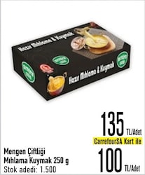 Mengen Çiftliği 250 gr Mıhlama Kuymak