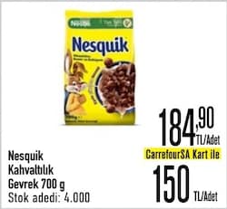 Nesquik Çikolatalı Mısır Gevreği 700 gr