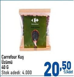 Carrefour 40 gr Kuş Üzümü