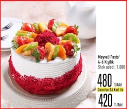 Meyveli Pasta 4-6 Kişilik