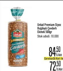 Untad Çavdar Ekmeği 500 gr