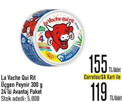 La Vache Qui Rit 24 Porsiyon 300 gr Üçgen Peynir