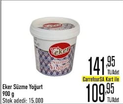Eker Süzme Yoğurt 900 gr