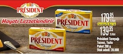 President Tereyağı Çeşitleri 200 g