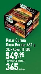 Pınar Gurme Dana Burger 450 gr