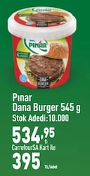 Pınar 545 gr Dana Burger