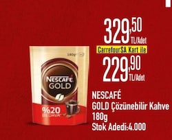 Nescafe Gold Granül Kahve 180 gr Eko Paket