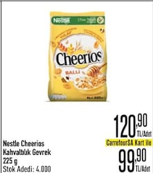 Nestle Cheerios Ballı Tahıl Gevreği 225 gr
