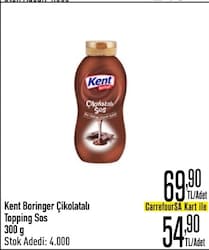 Kent Boringer 300 gr Topping Sos Çikolata