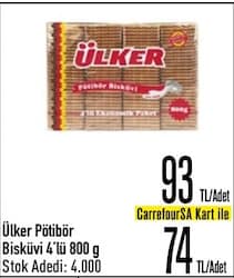 Ülker Pötibör Bisküvi 800 gr